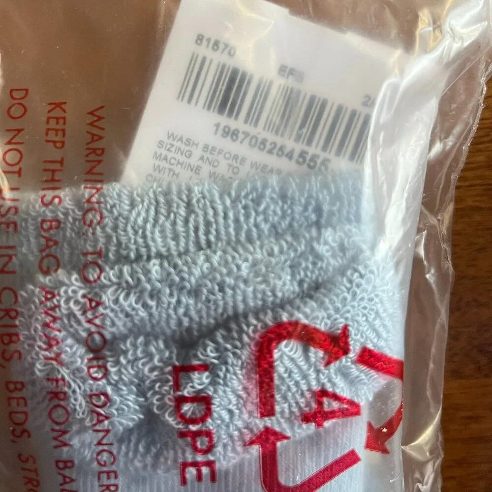 Hanna Andersson blue and yellow baby socks 2-packs NWT